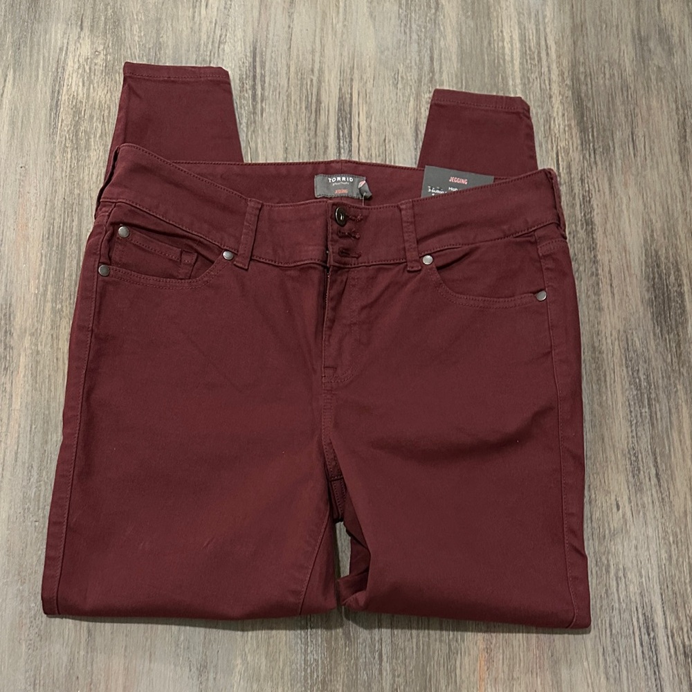 Torrid Zinfandel Jeggings 12R